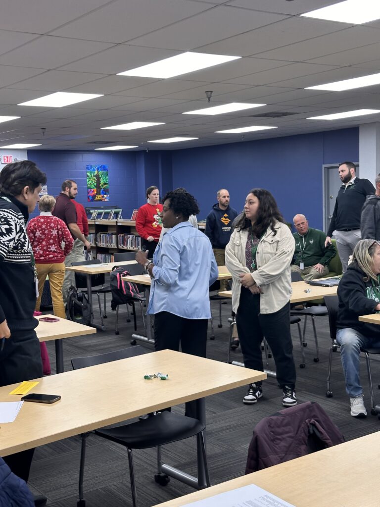 Dr. Turney doing hands on coaching and training